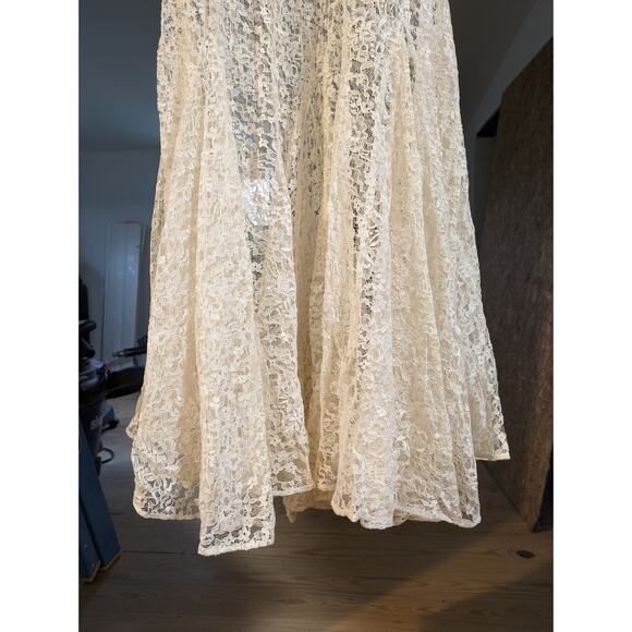Doen Reverie Lace Ivory Sleeveless Maxi Dress Small - Picture 10 of 12
